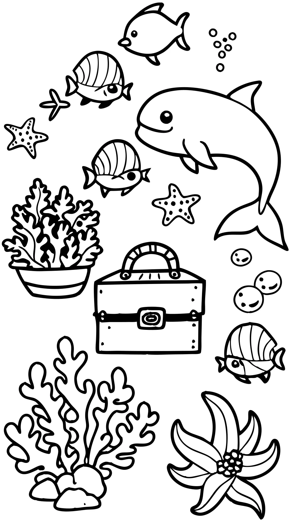 under the sea coloring pages printable